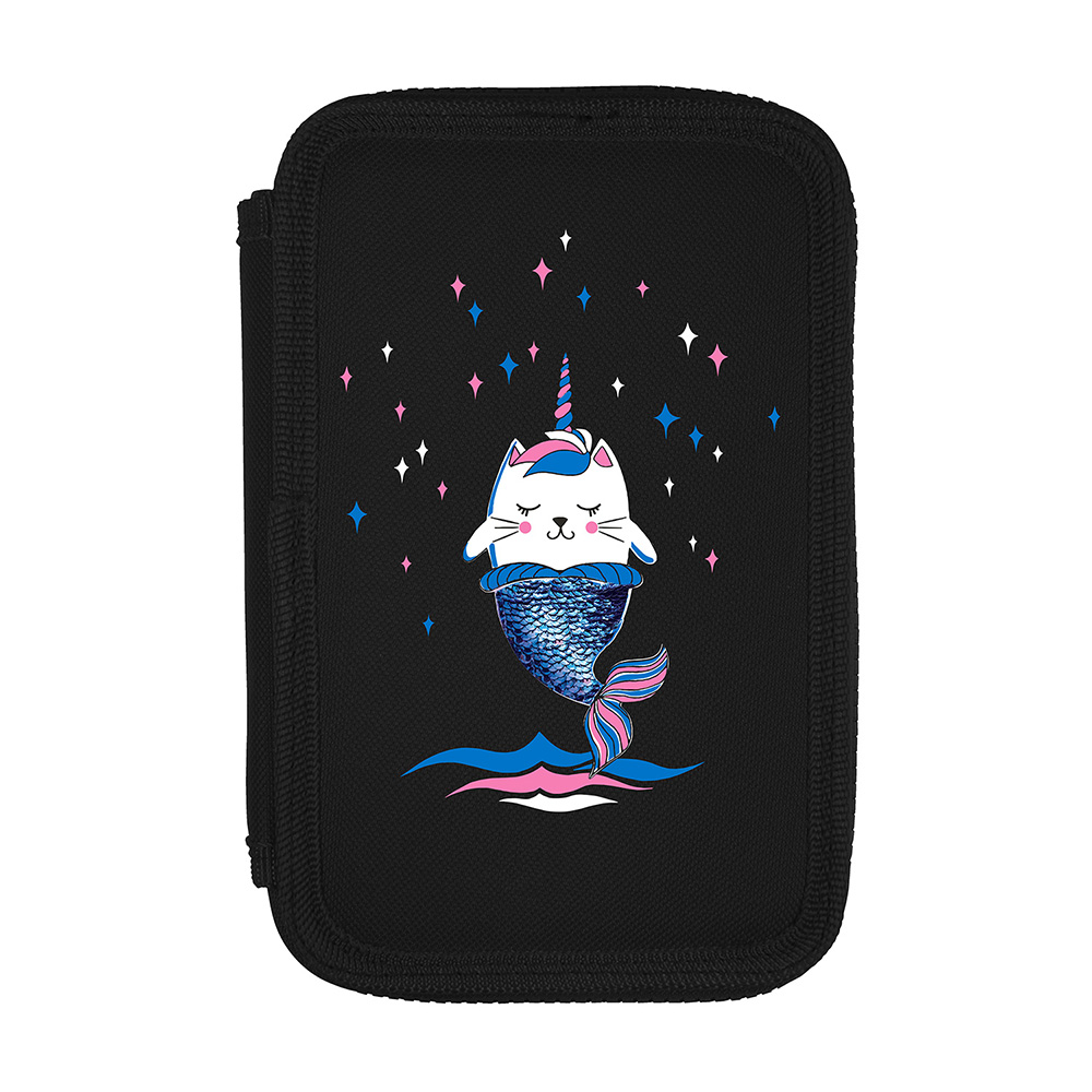 Пенал "Которусалка", 1 отделение, черный