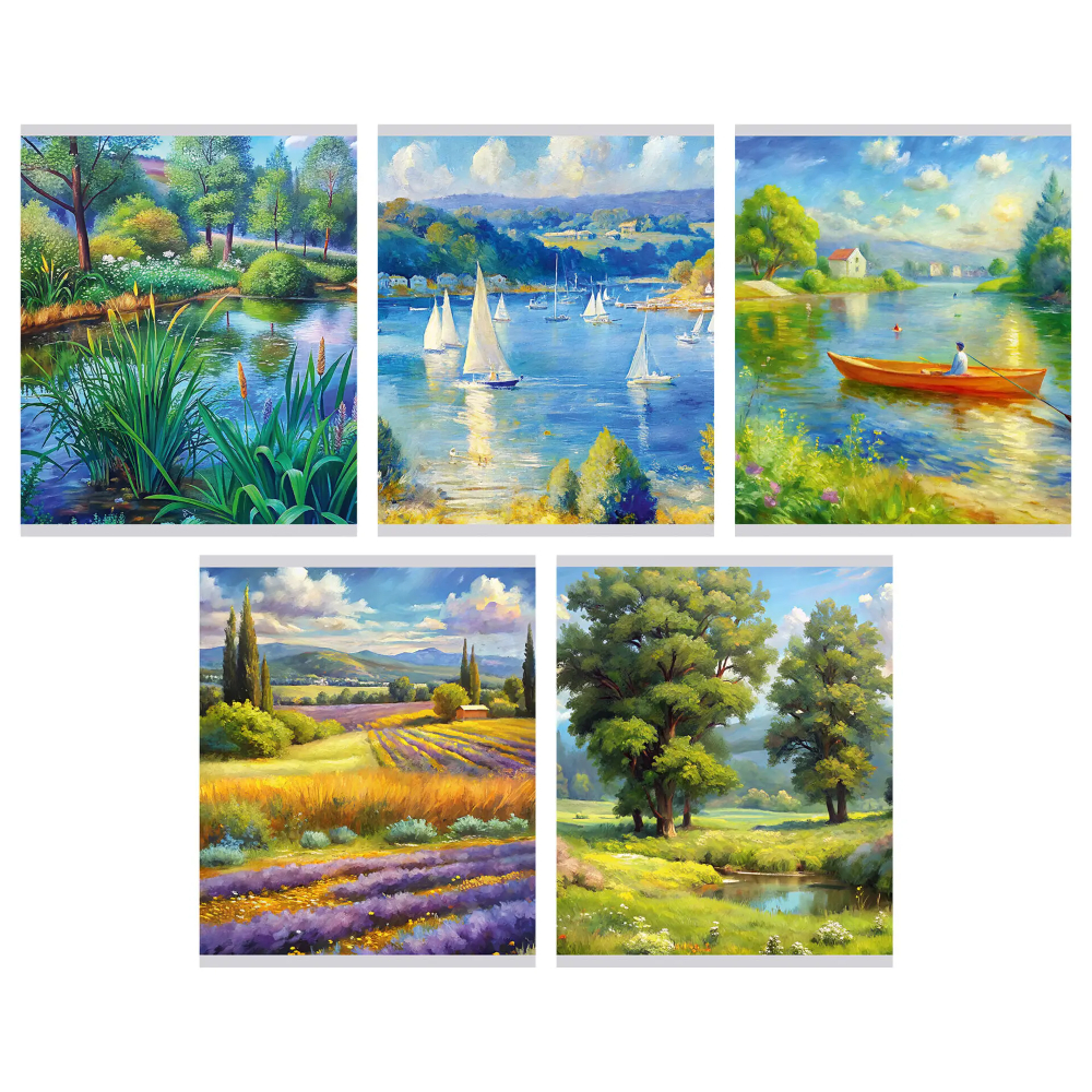 Тетрадь "Тетрадь как искусство", А5, 48 листов, ассорти