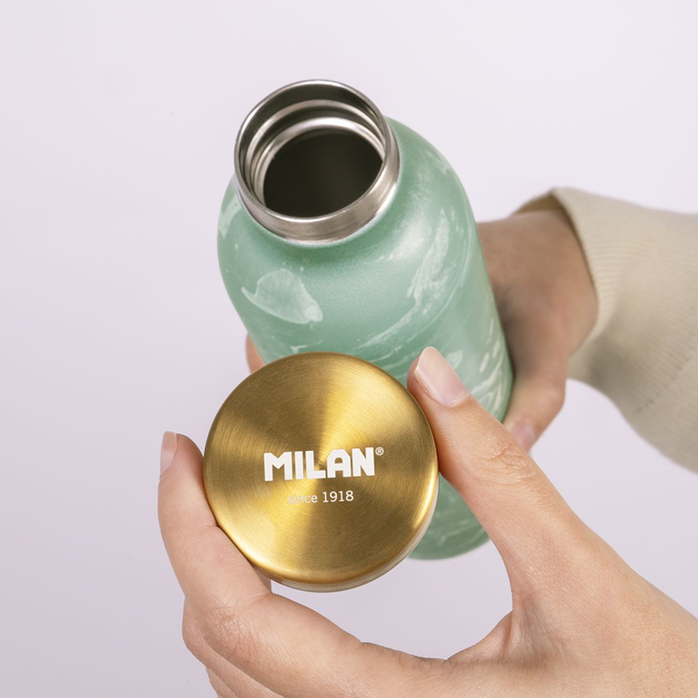 Бутылка для воды "Lava", 591 мл, термическая, зеленый - 3