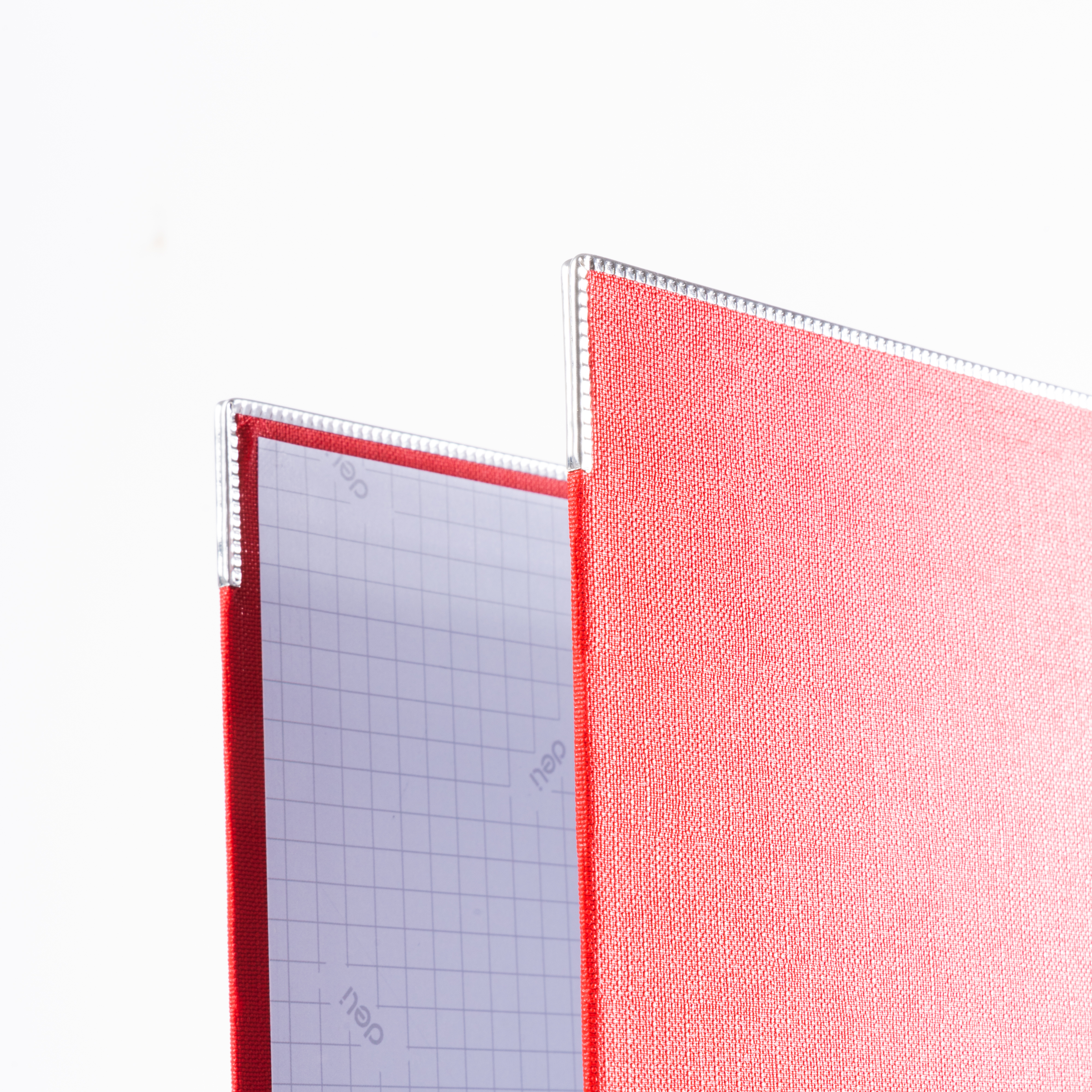 Папка-регистратор "Deli", А4, 75 мм, красный - 3