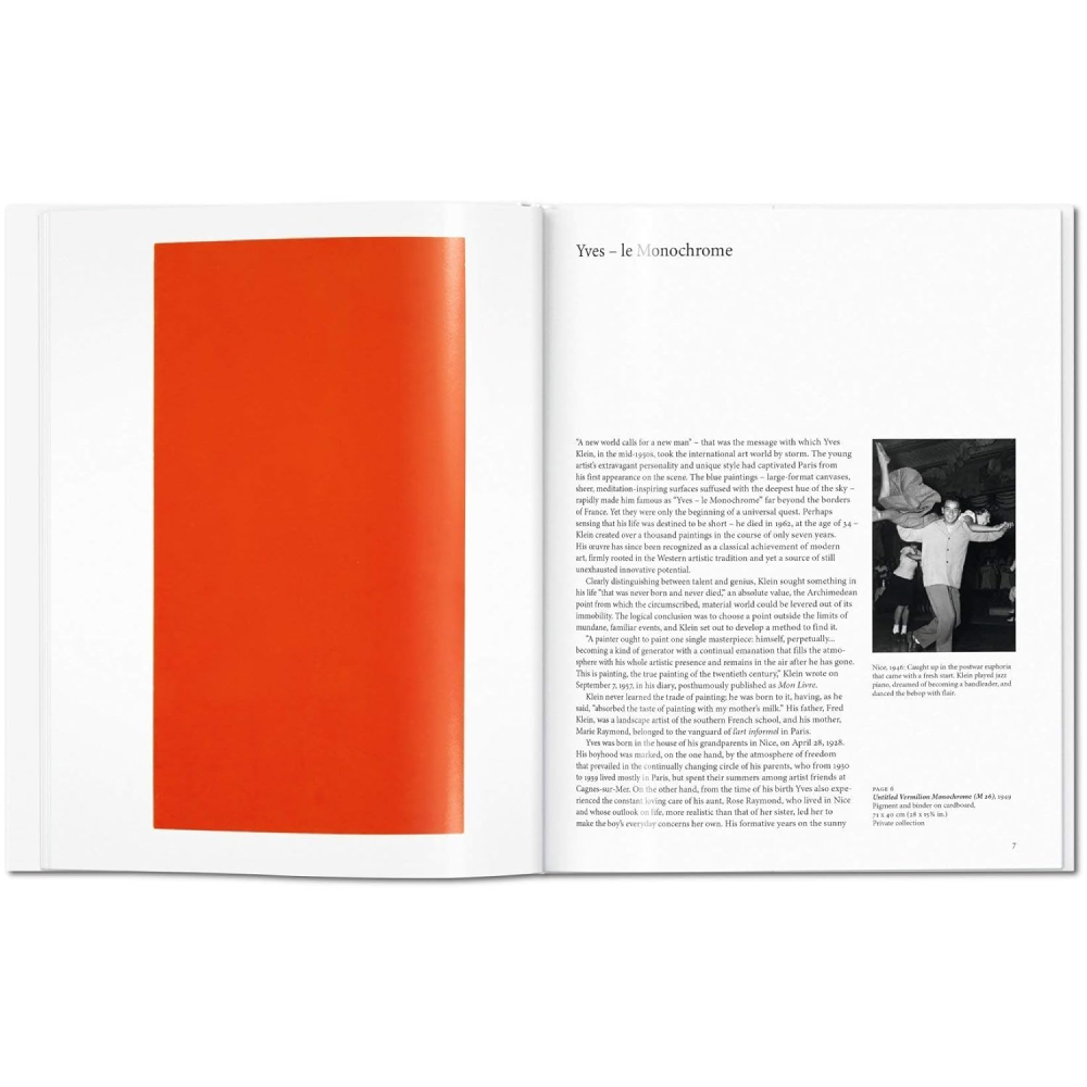Книга на английском языке "Basic Art. Yves Klein" 