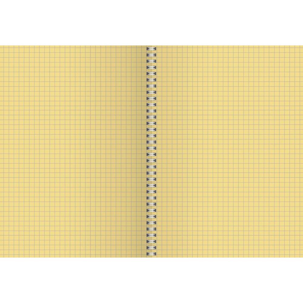 Тетрадь "Smart paper. No 4", А4, 80 листов, клетка, желтый