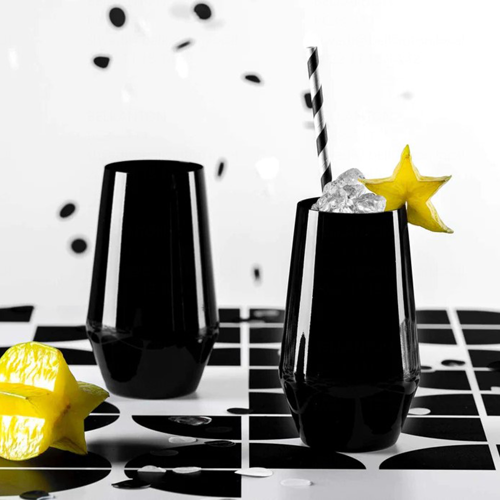 Набор бокалов "Etna", стекло, 365 мл, 2 шт/упак, черный - 3