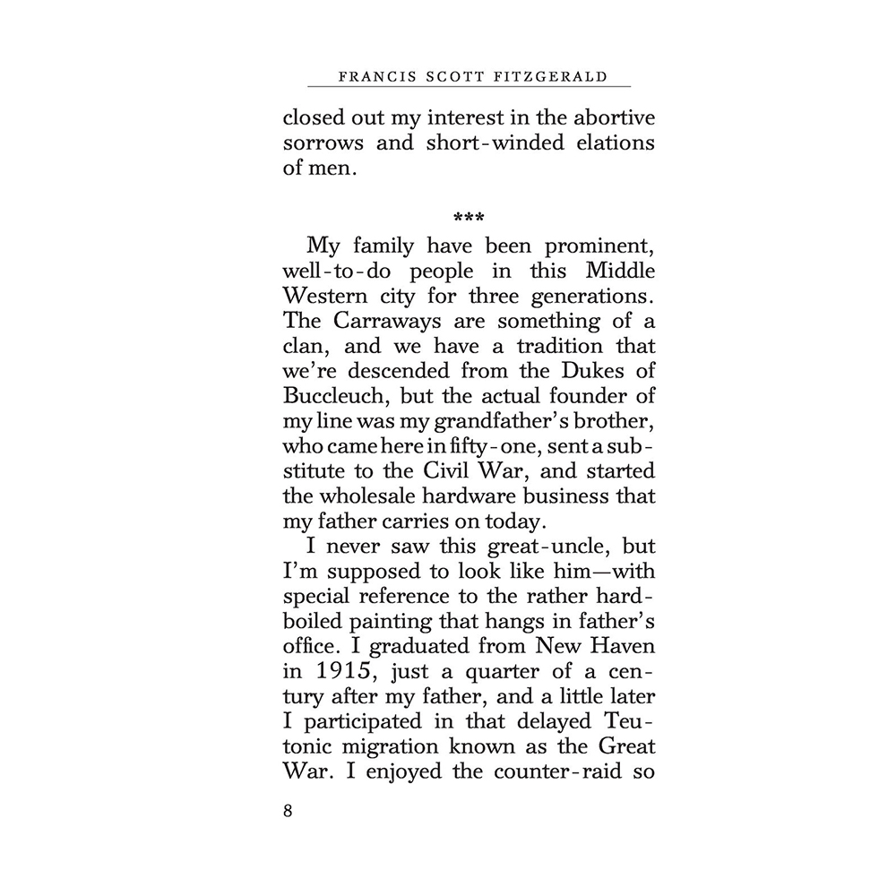 Книга на английском языке "The Great Gatsby", Фрэнсис Скотт Фицджеральд - 6