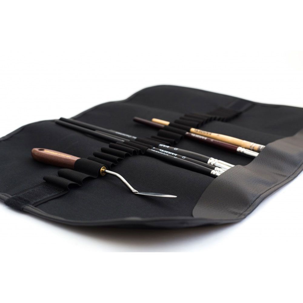 Пенал-органайзер "Малевичъ" для кистей, 34х48, черный - 4