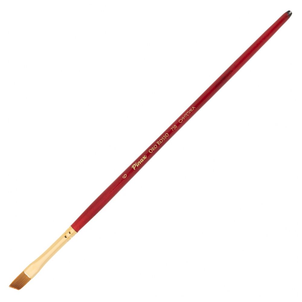 Кисть для рисования "Pinax ORO ROSSO", синтетика, скошенная, №6