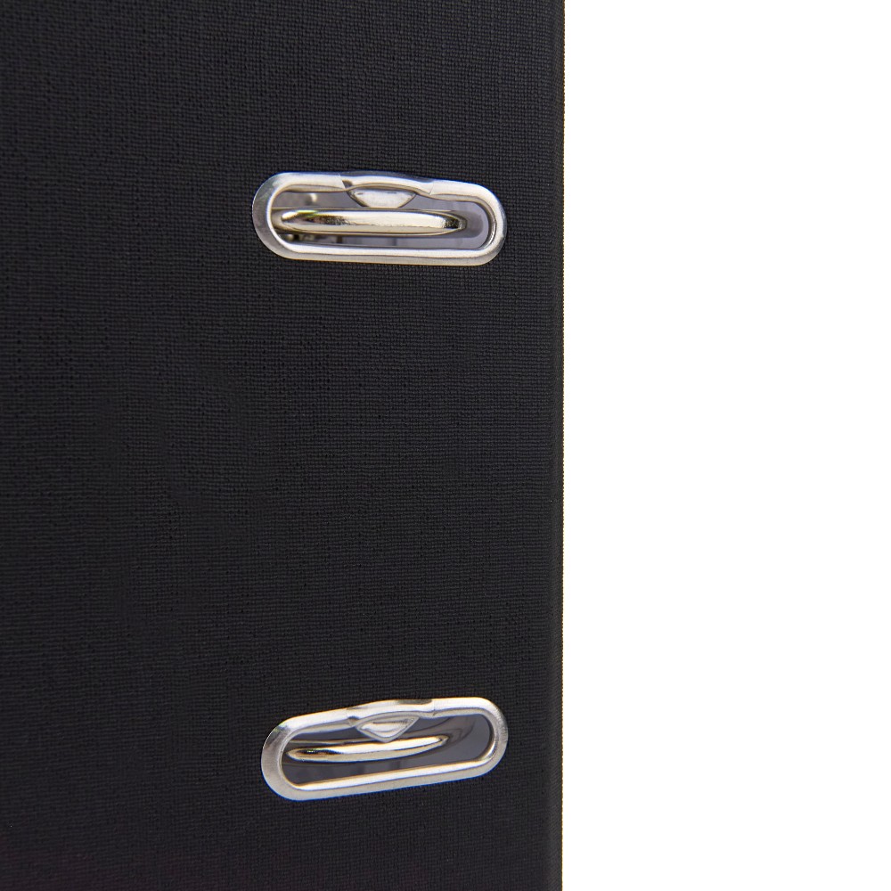 Папка-регистратор "Yesli:", А4, 75 мм, ПВХ Эко, черный - 3