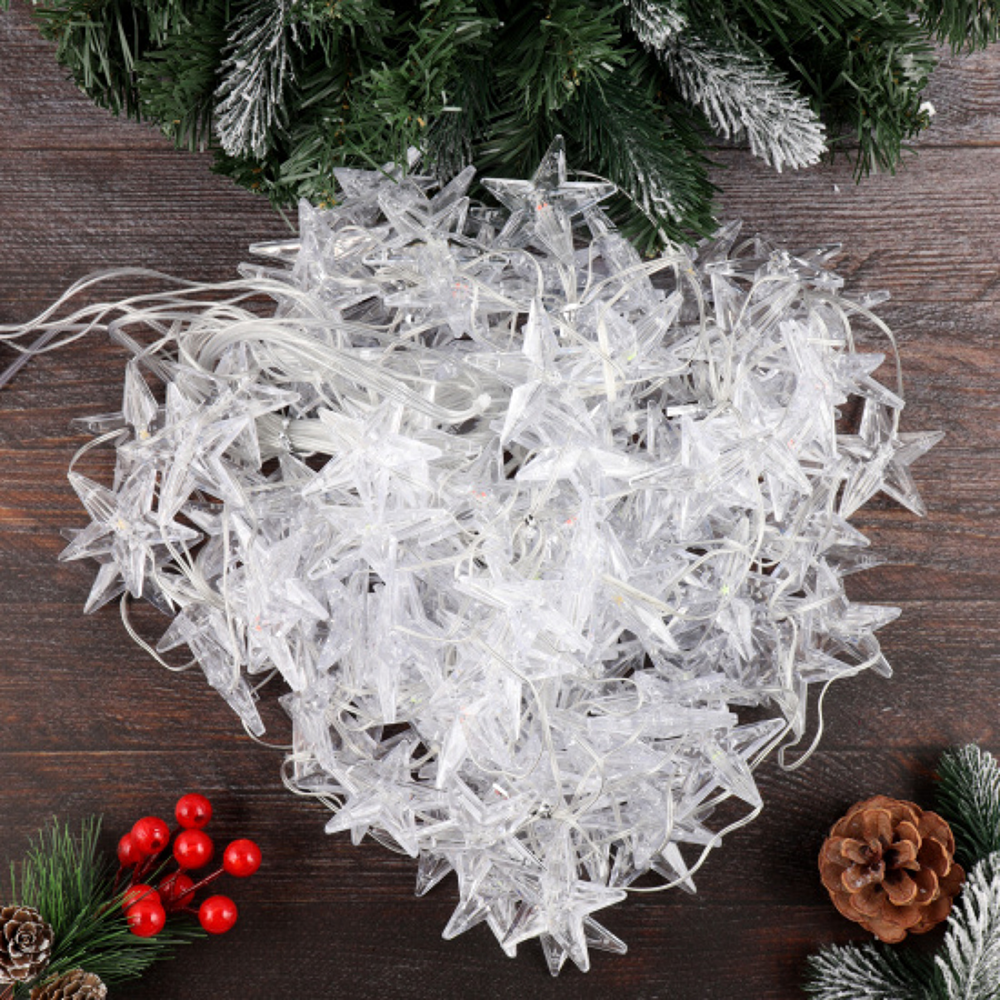 Гирлянда электрическая LED "Занавес. Звезда", мультиколор - 4