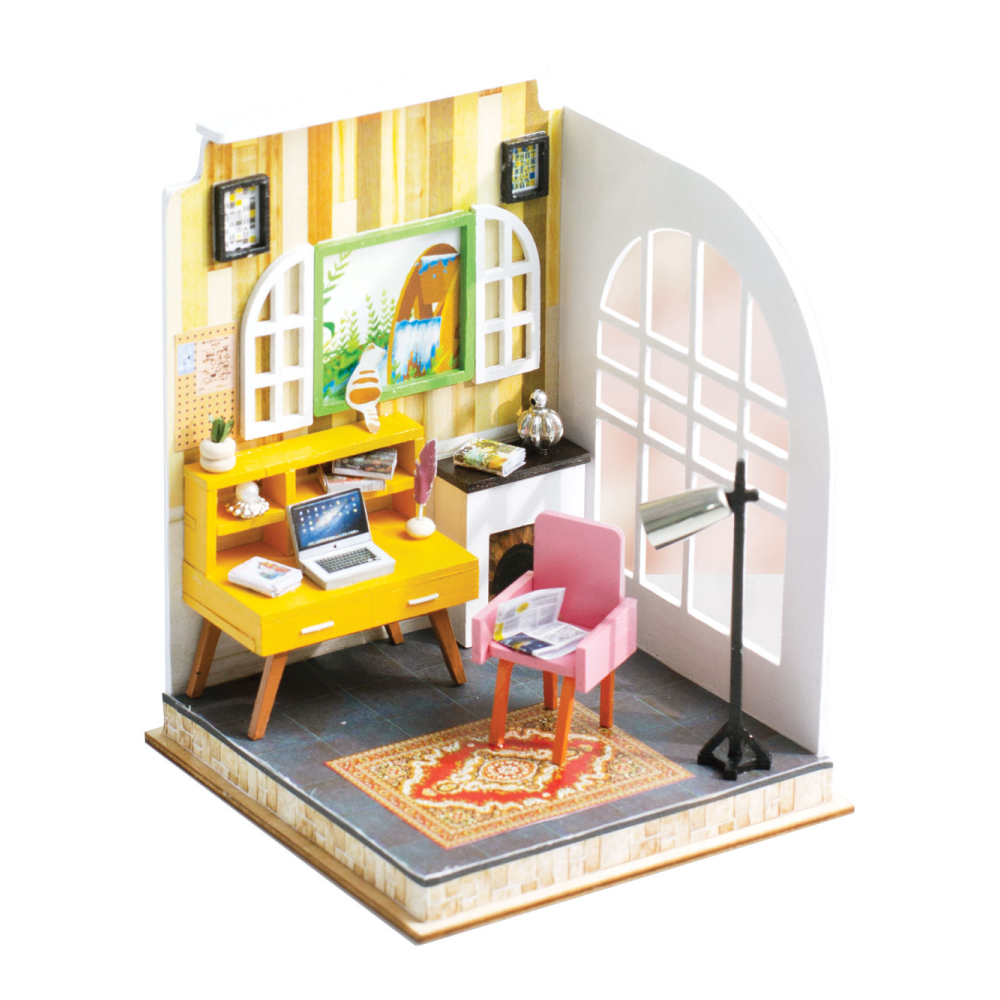 Набор для творчества Румбокс "Домашний кабинет", дерево, пластмасса, текстиль