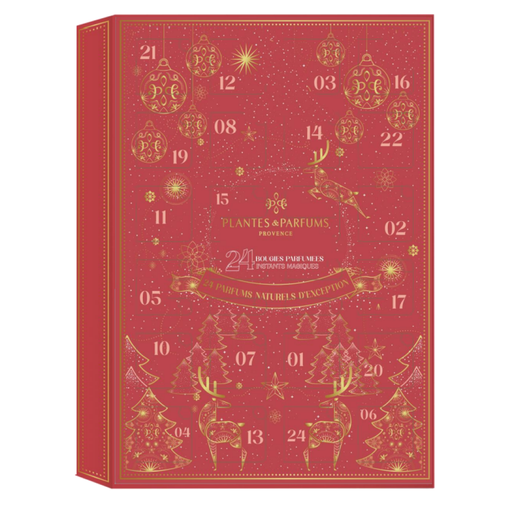Адвент-календарь "PLANTES&PARFUMS", 24 ароматические свечи