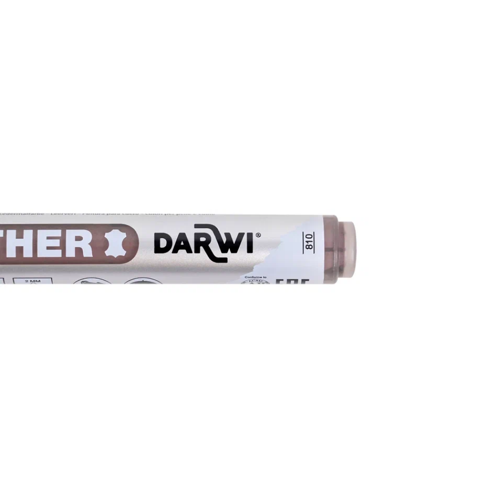 Маркер акриловый для кожи "Darwi", 2 мм, какао - 3