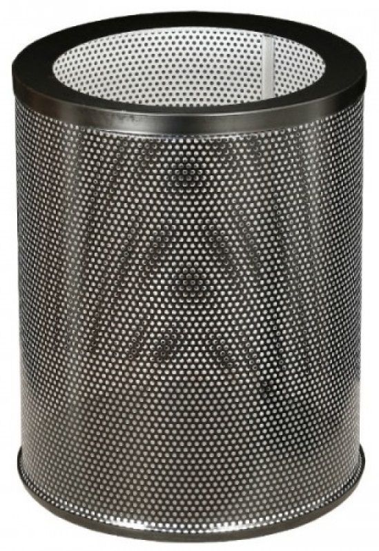 Урна д/б 250, низ. перф,  цв. черный.