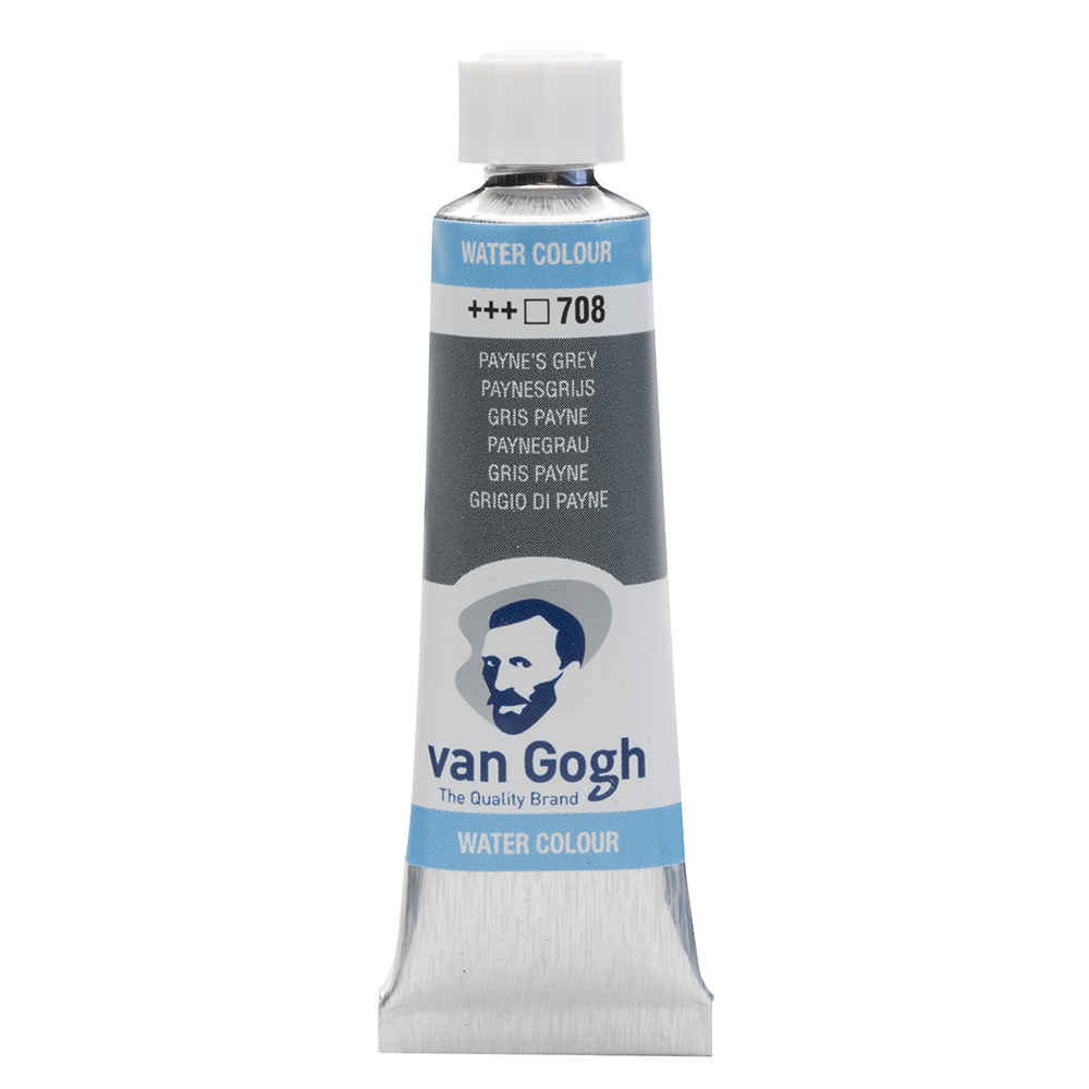 Краски акварельные "Van Gogh", 708 серая пейна,10 мл, туба