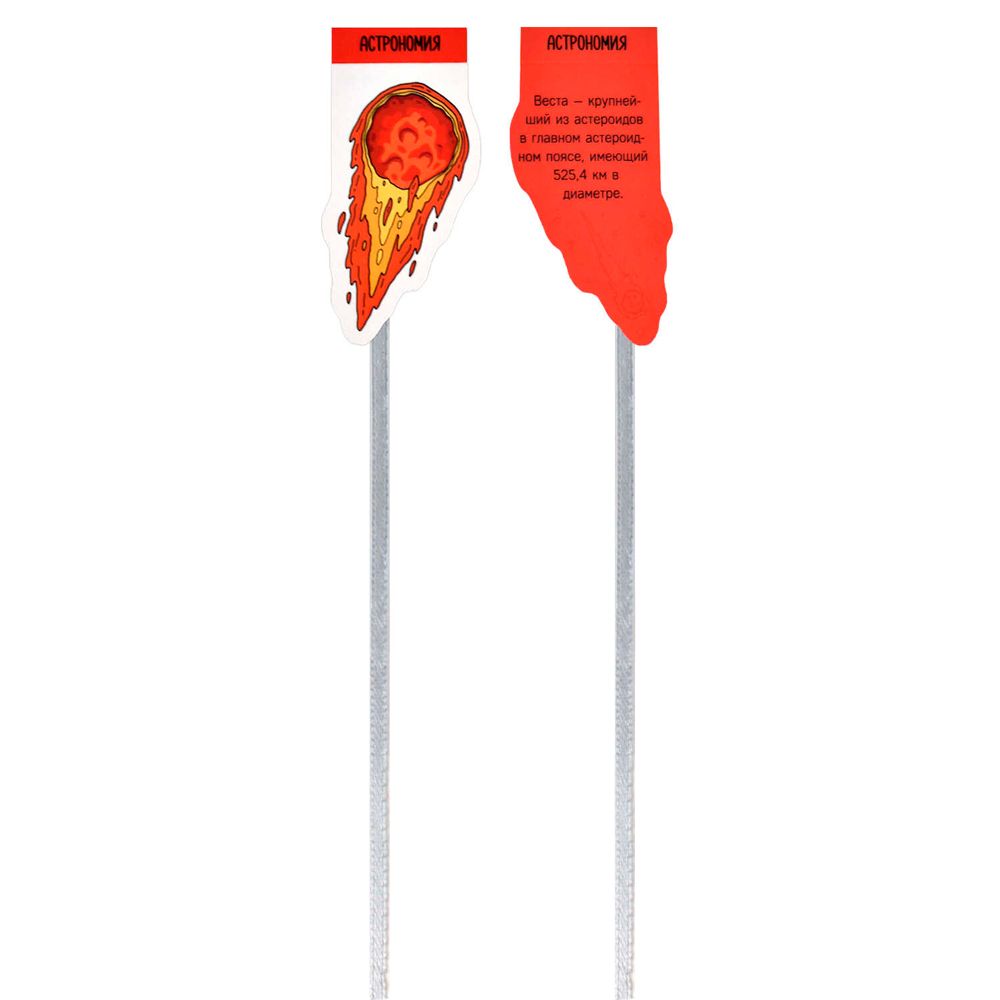 Закладка для книг "Математические предметы", 4 шт, разноцветный - 5