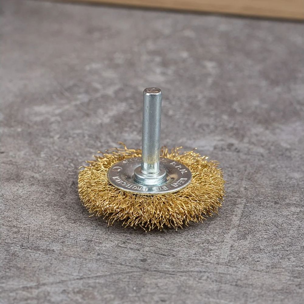 Щетка для дрели Deli YS EDH-GSS075-E3, плоская, проволочная - 7