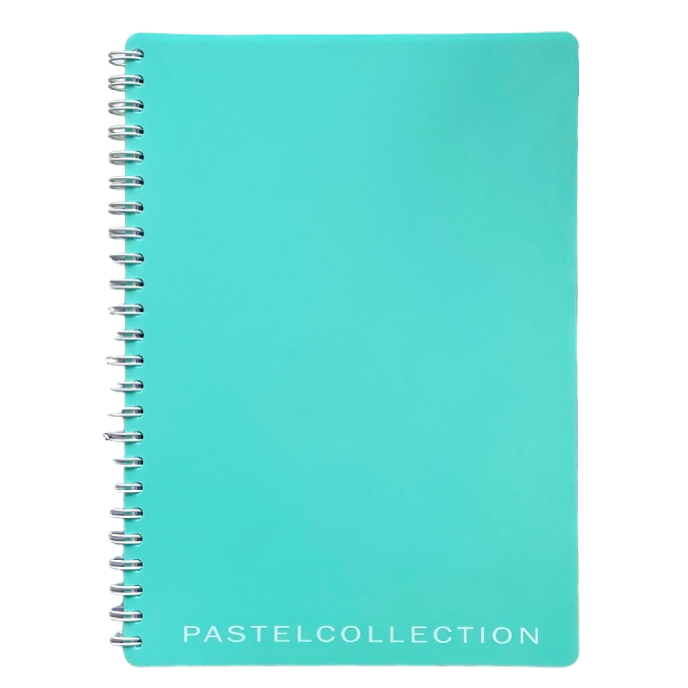 Тетрадь "Pastel Collection", А5, 80 листов. клетка, мятный, голубой 