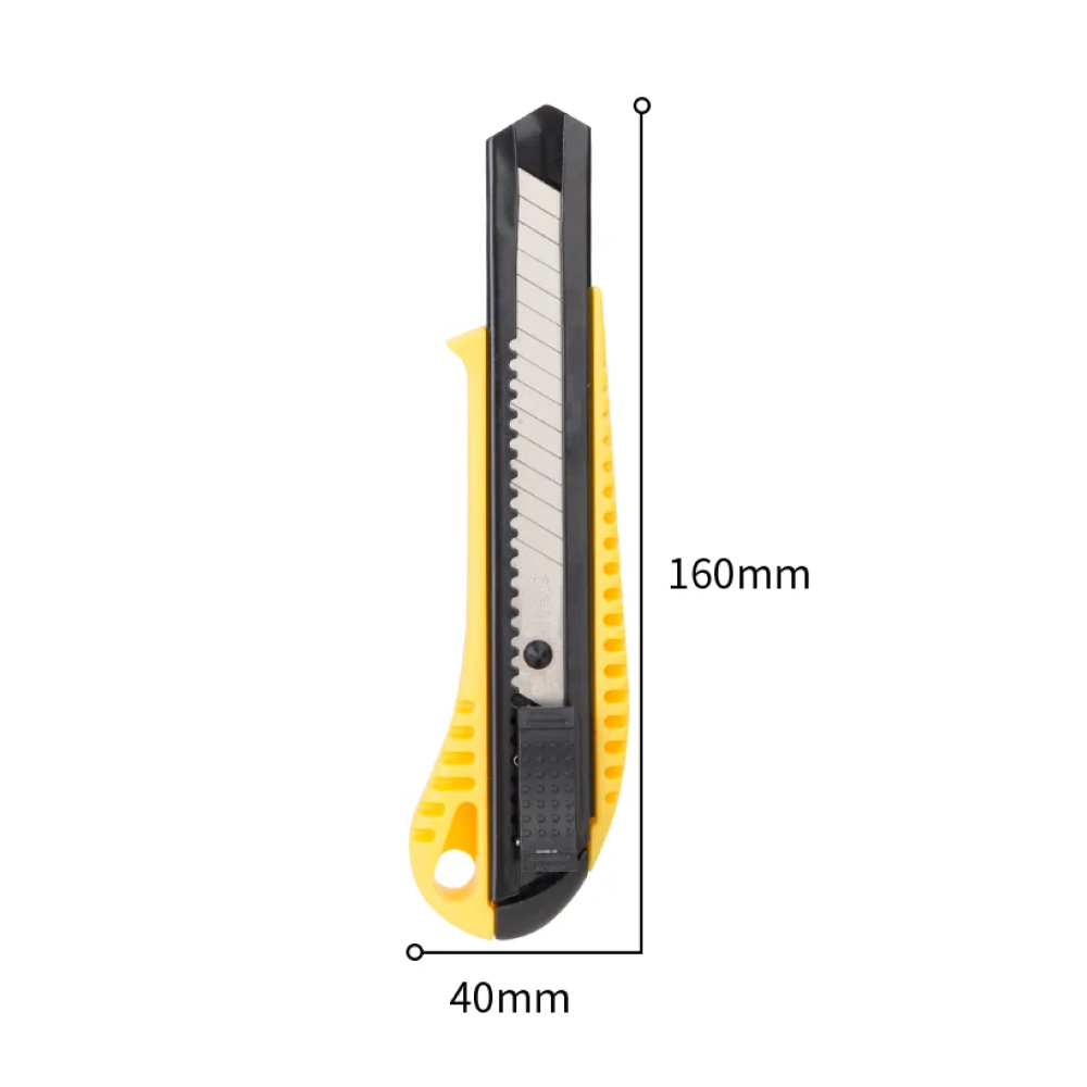 Нож строительный Deli YS EDL003, 18 мм, универсальный - 3