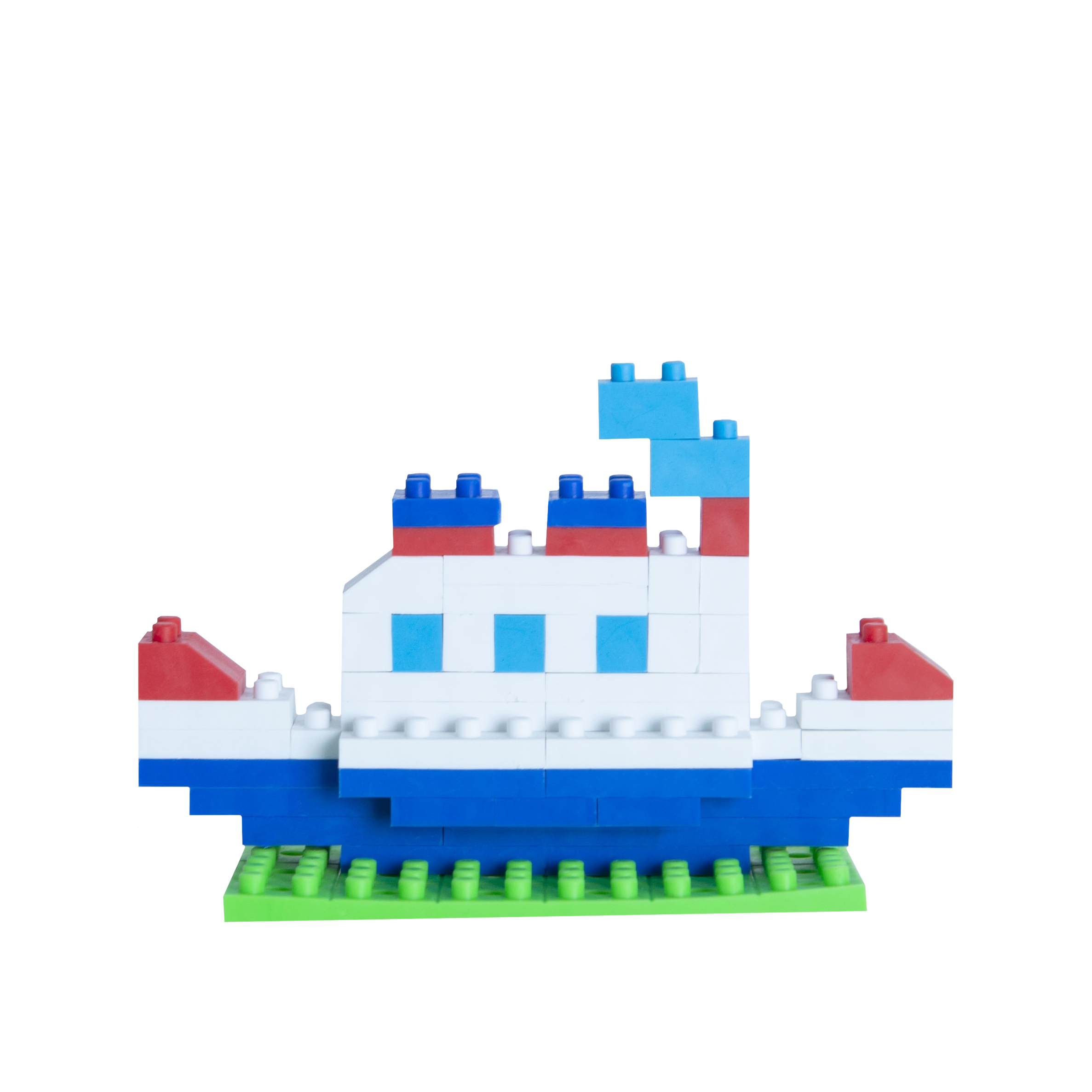 Ластик Iwako "Blocks Steamboat Kit", 1 шт, ассорти, блистер - 2