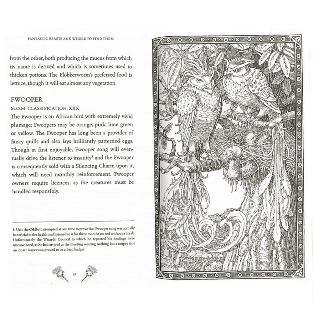 Книга на английском языке "Fantastic Beasts Hogwarts Library PB", Rowling J.K. 