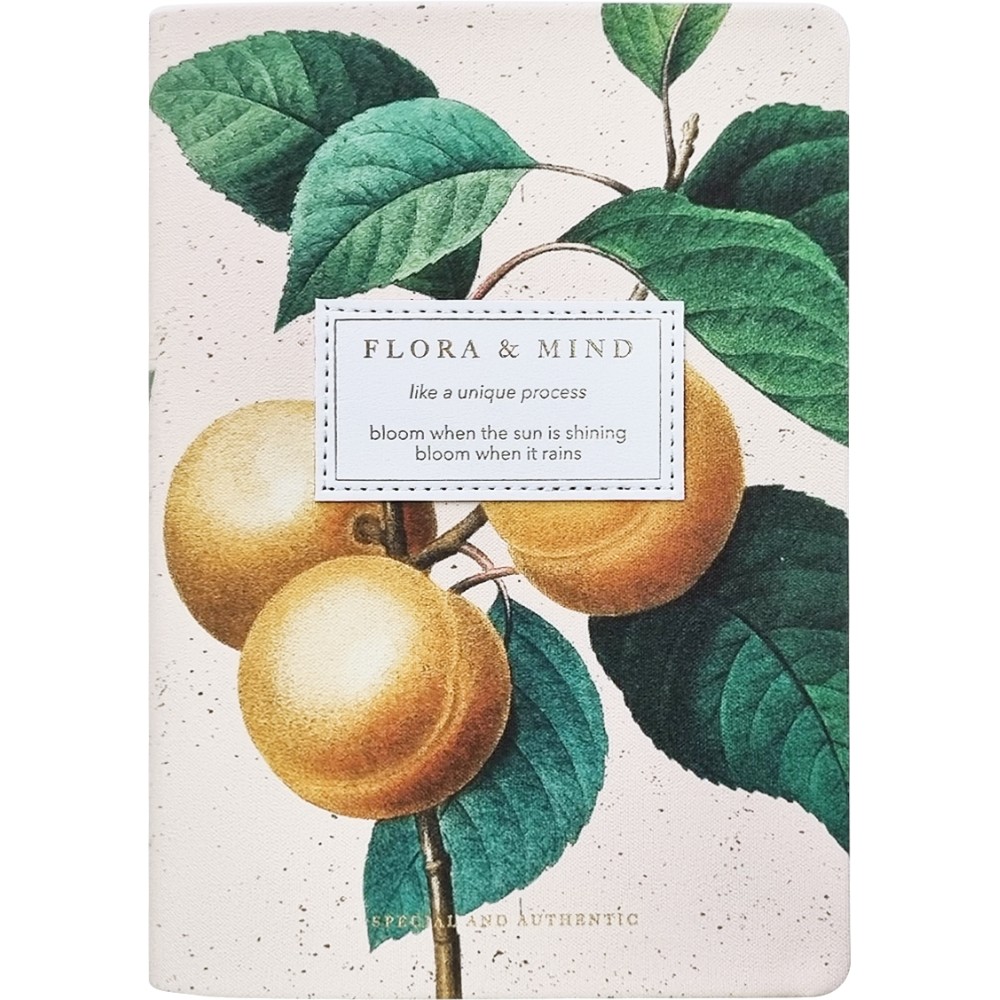 Ежедневник датированный "Flora" 2026, А5, 352 страницы, розовый