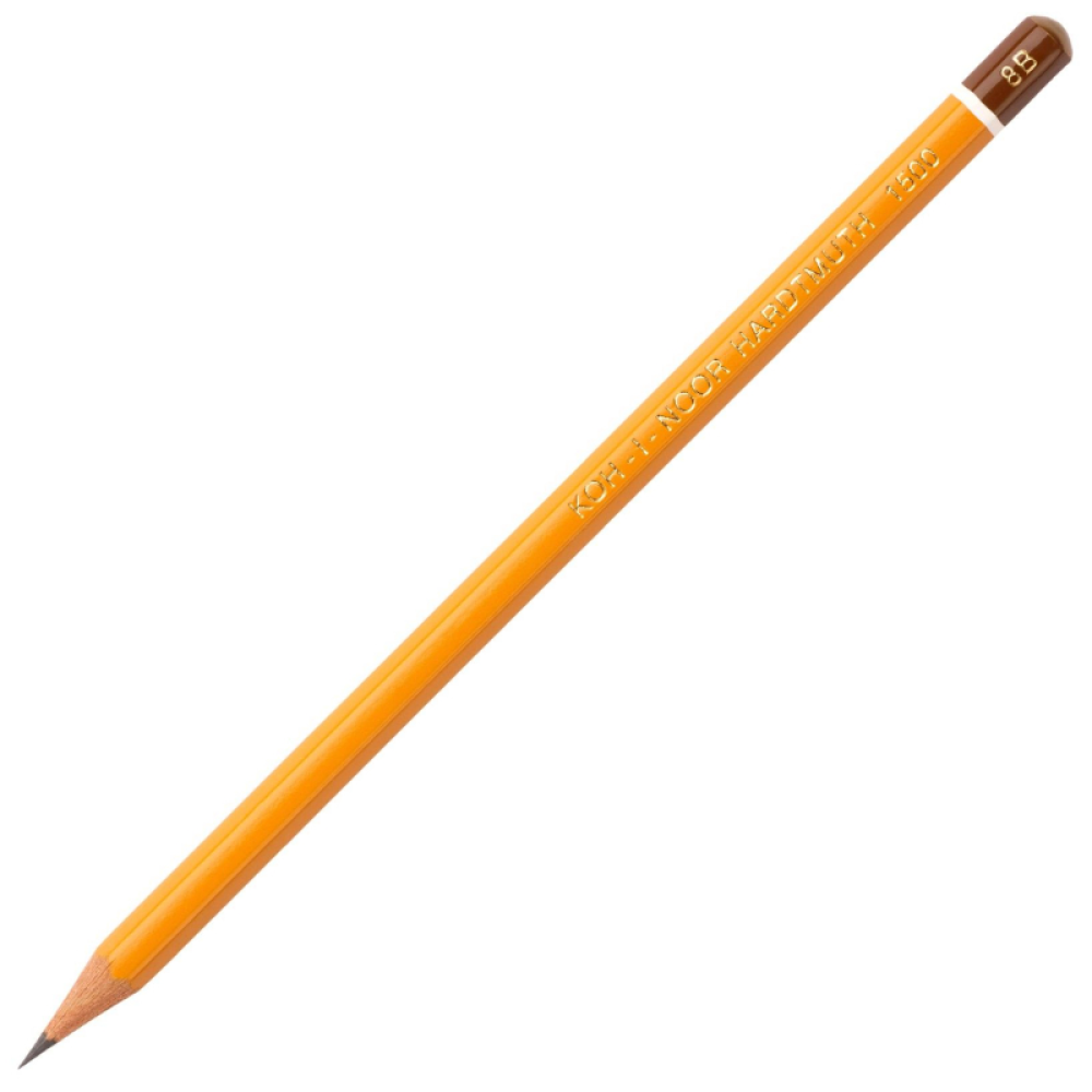Карандаш чернографитный "Koh-I-Noor 1500", 8B