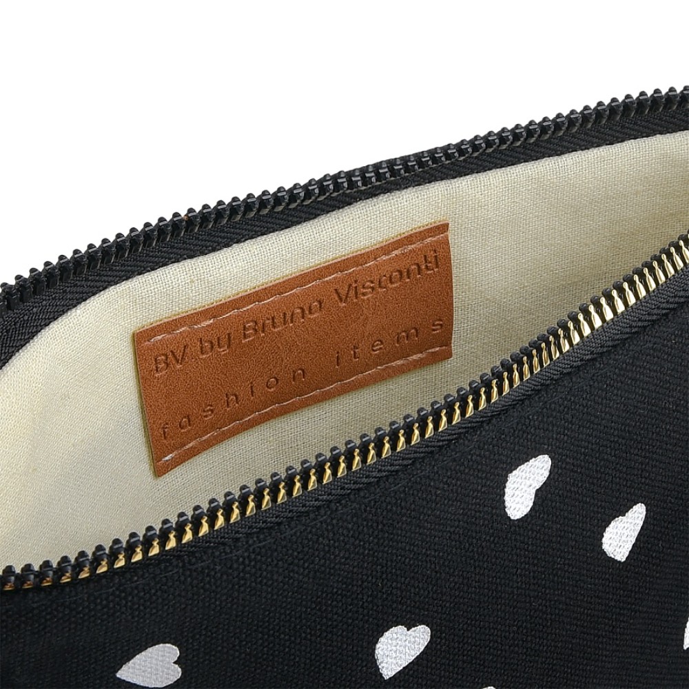 Косметичка "Black&White. Сердечки" - 4