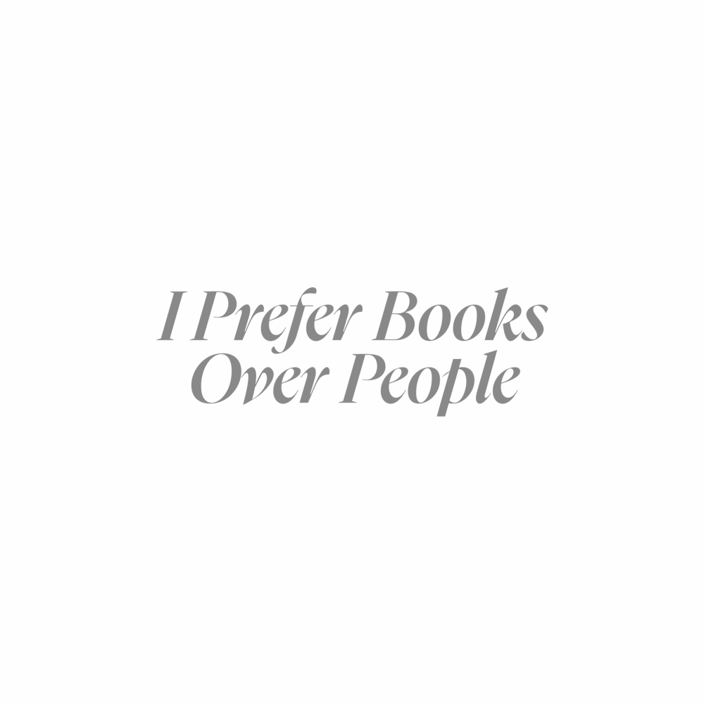 Кружка термическая "I prefer books over people", металл, 400 мл, белый