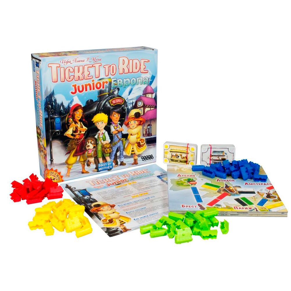 Игра настольная "Ticket to Ride Junior: Европа"