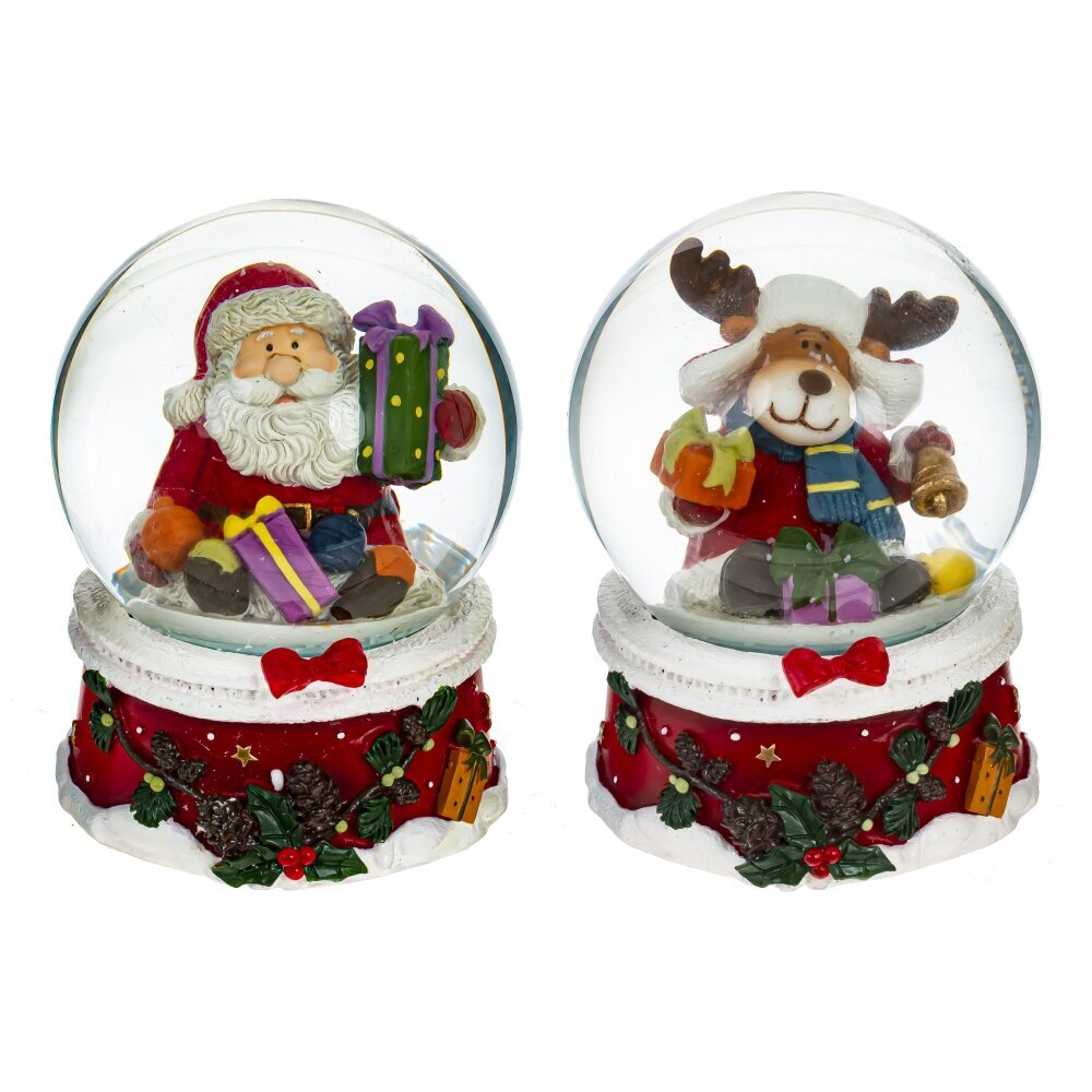 Фигурка "Санта, Олень", 7х7х8.5 см, ассорти