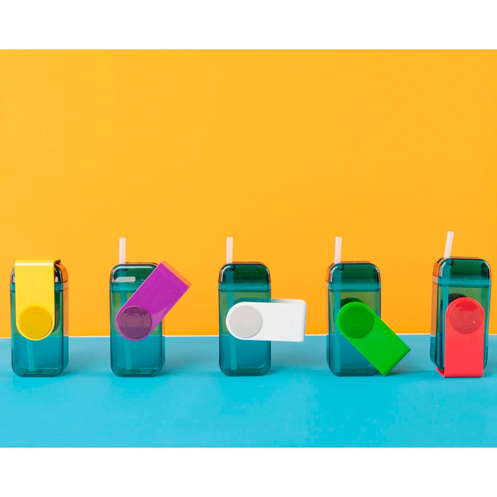 Бутылка для воды "Juicy Drink Box", тритан, 300 мл, белый - 3