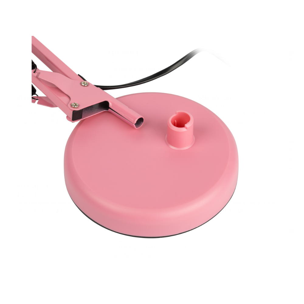 Светильник настольный Трансвит "ЭРА N-123-E27-40W-P", розовый  - 6