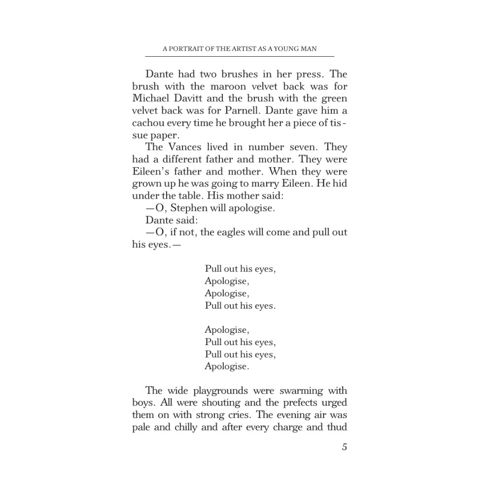 Книга на английском языке "A Portrait of the Artist as a Young Man", Джеймс Джойс - 5