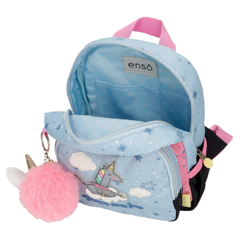 Рюкзак детский Enso "Dreams come true", XS, голубой, розовый - 5