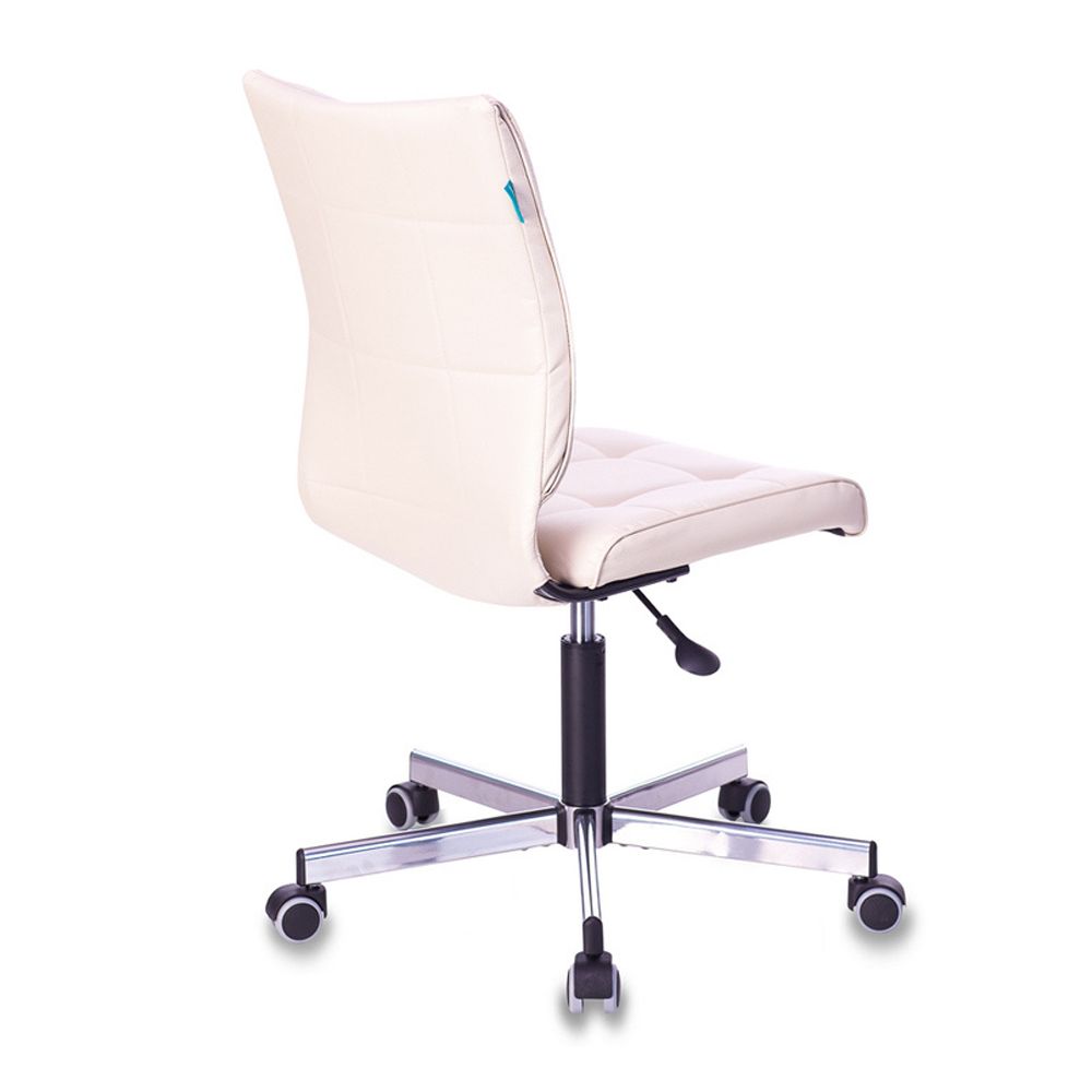 Кресло для персонала "Бюрократ CH-330M", экокожа, металл, бежевый - 4