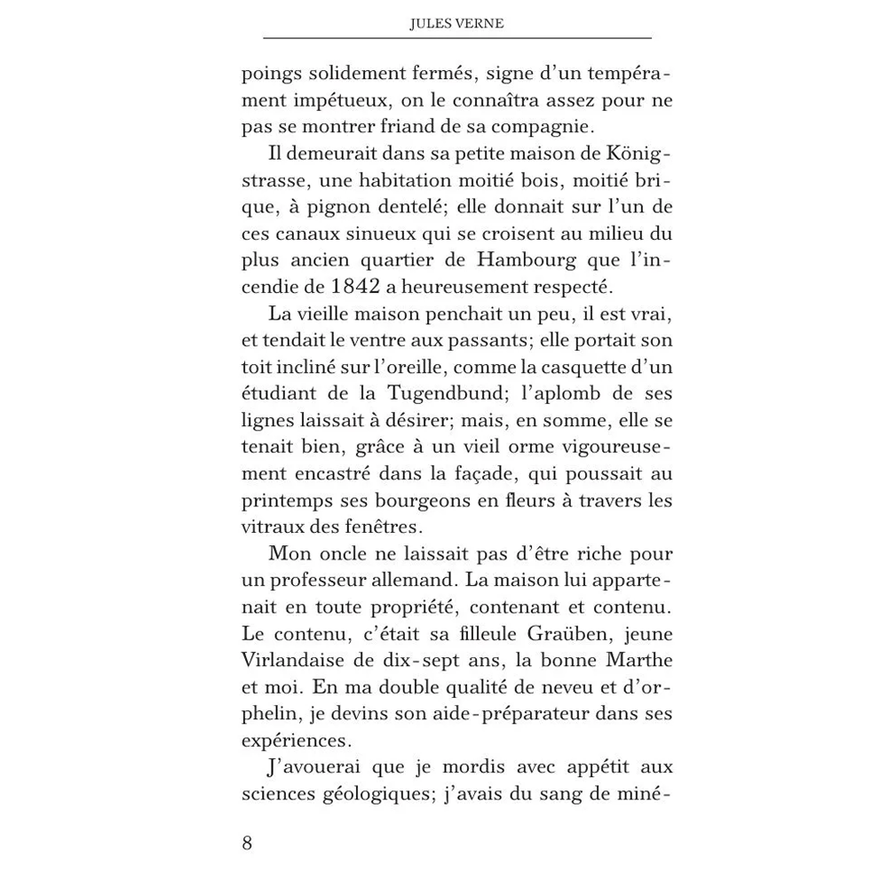 Книга на французском языке "Voyage au centre de la Terre", Жюль Верн - 8
