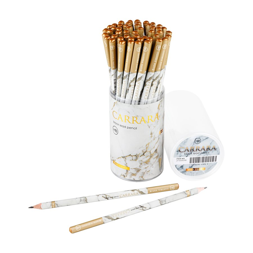 Карандаш простой "Carrara White", HB - 3