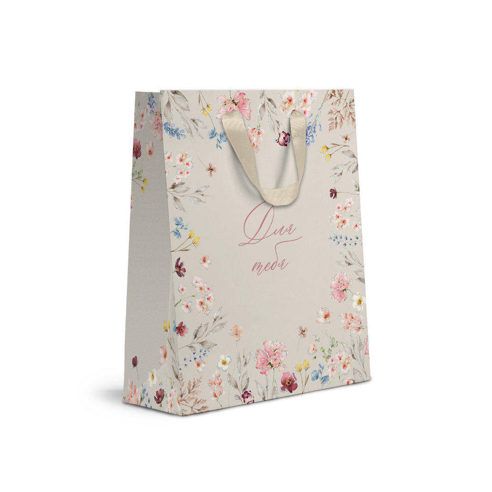 Пакет бумажный подарочный "Italy Garden MT", 18х22.7х10 см, ассорти