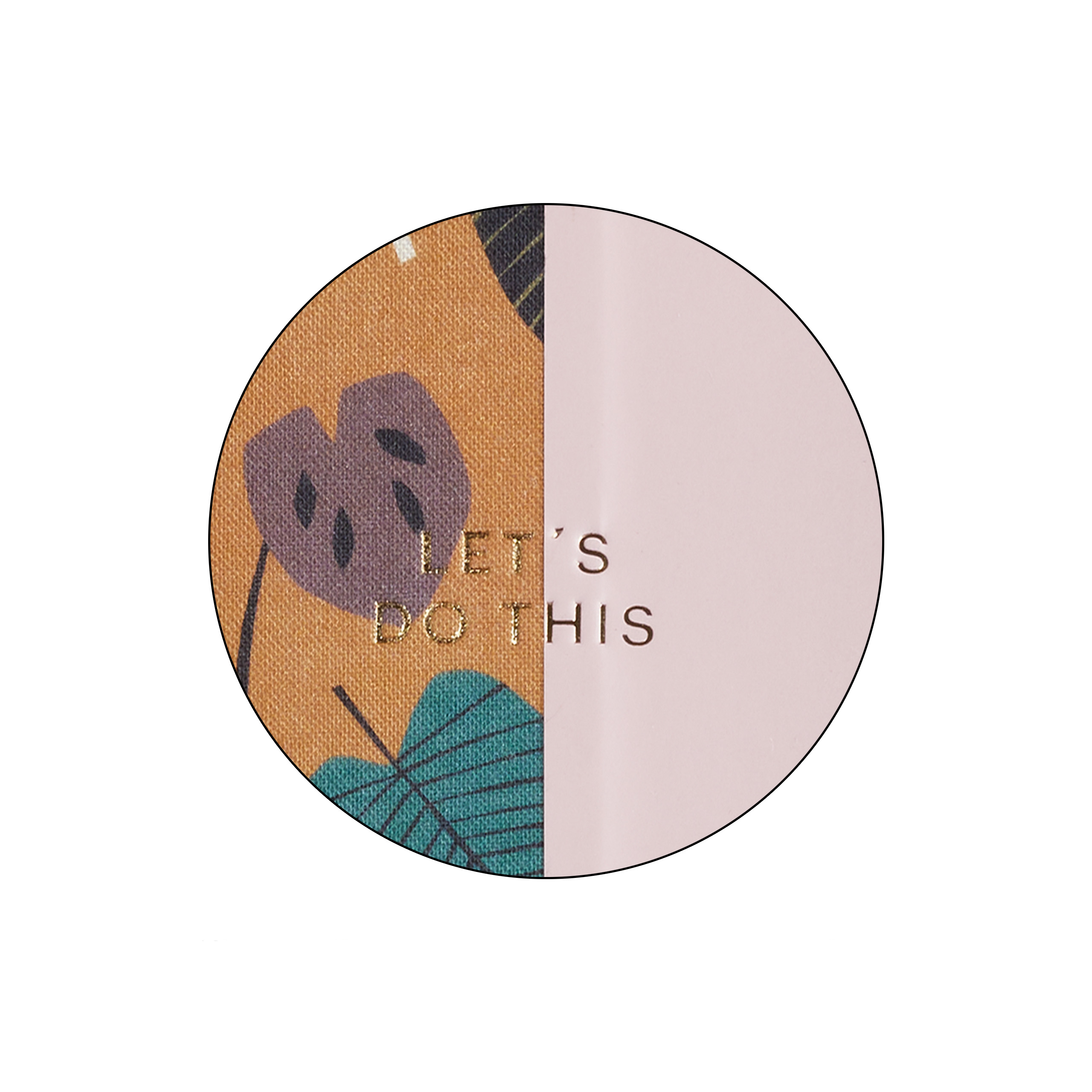 Блокнот Miquelrius "Autumn Leaves Ochre-Pink", А5, 96 листов, в точку, охра, розовый