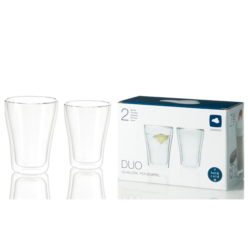 Набор стаканов "Duo", стекло, 345 мл, прозрачный - 3
