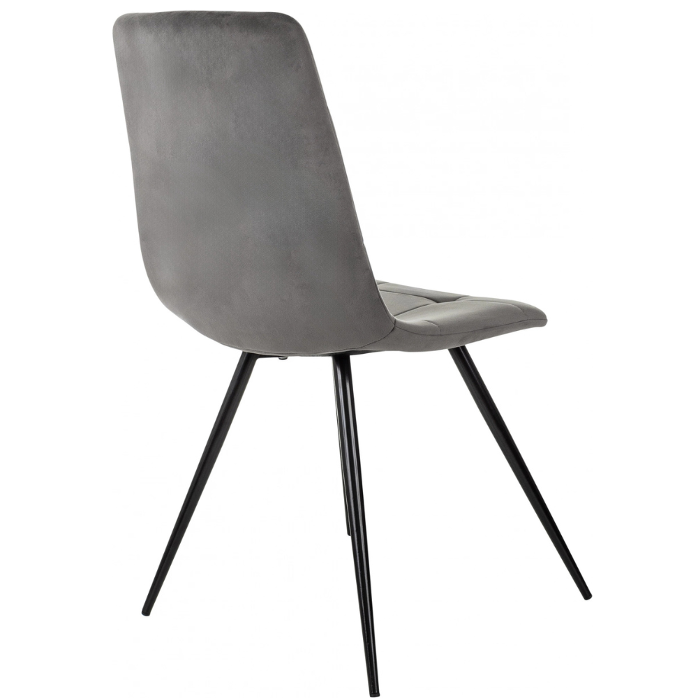 Стул Бюрократ "CH-K1_2", ткань, тёмно-серый, металл, комплект 2 штуки - 4