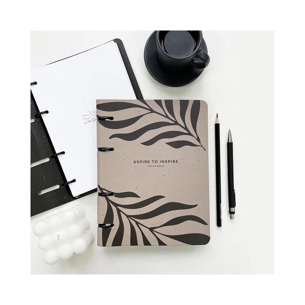 Тетрадь на кольцах Be Smart "Sence листья", А5, 120 листов, клетка - 3