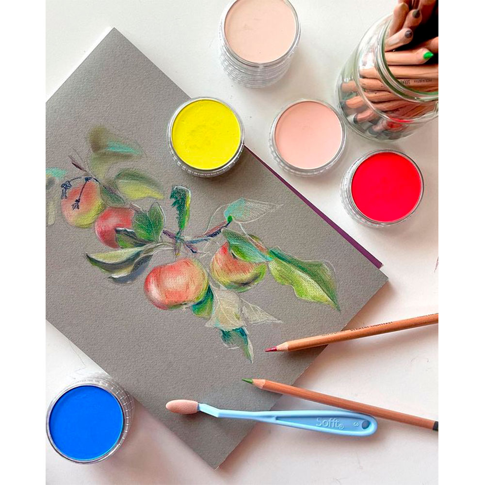 Ультрамягкая пастель "PanPastel", 340.8 тинт красный перманентный, 9мл - 3