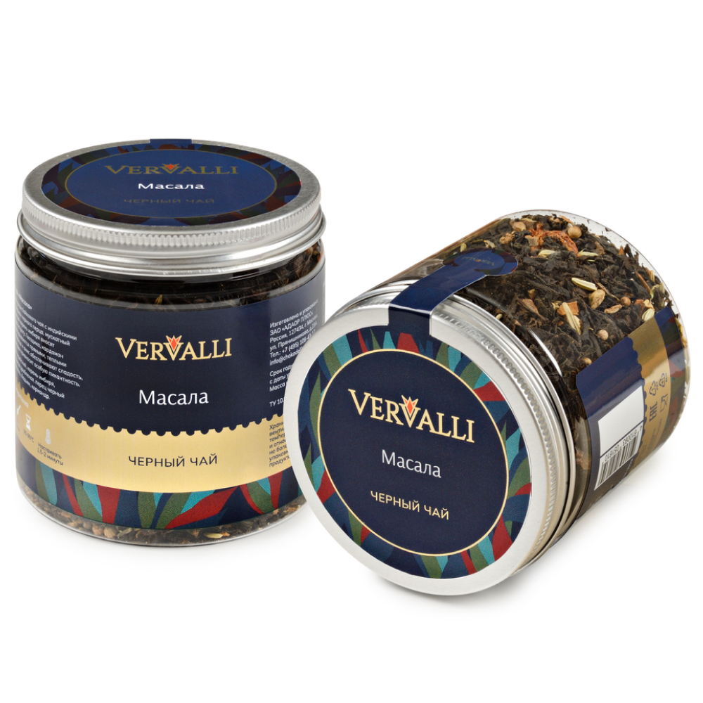 Чай Vervalli "Масала", 70 гр., черный