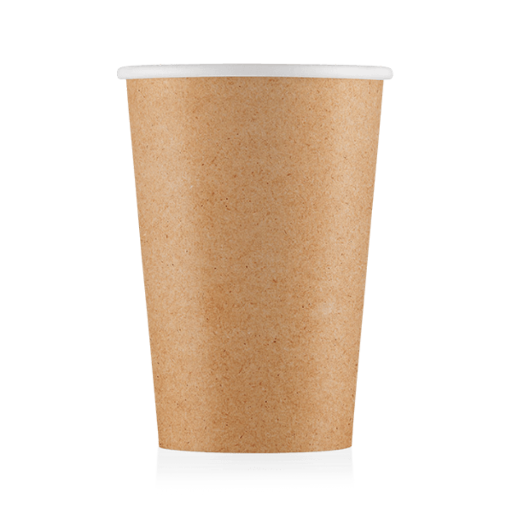 Стакан картонный Ecocups, 50 шт, 400 мл, крафт