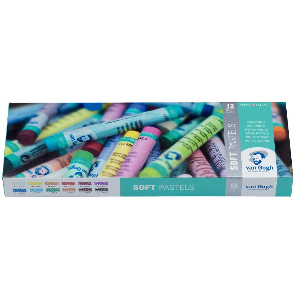 Набор мягкой пастели "Van Gogh", начальный, 12 цветов