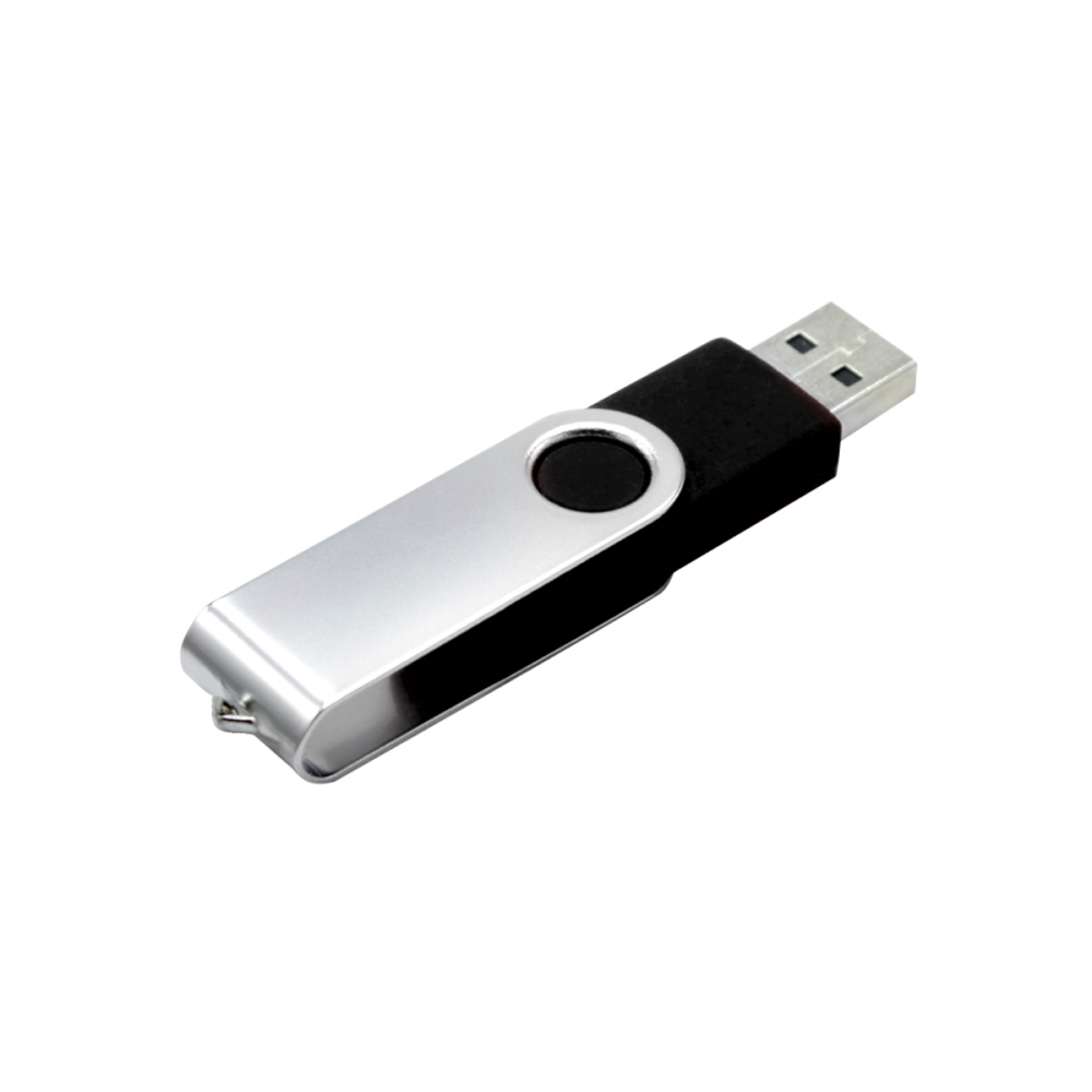USB Flash 2.0 16 Gb VDF-008, пластик, метал, черный 
