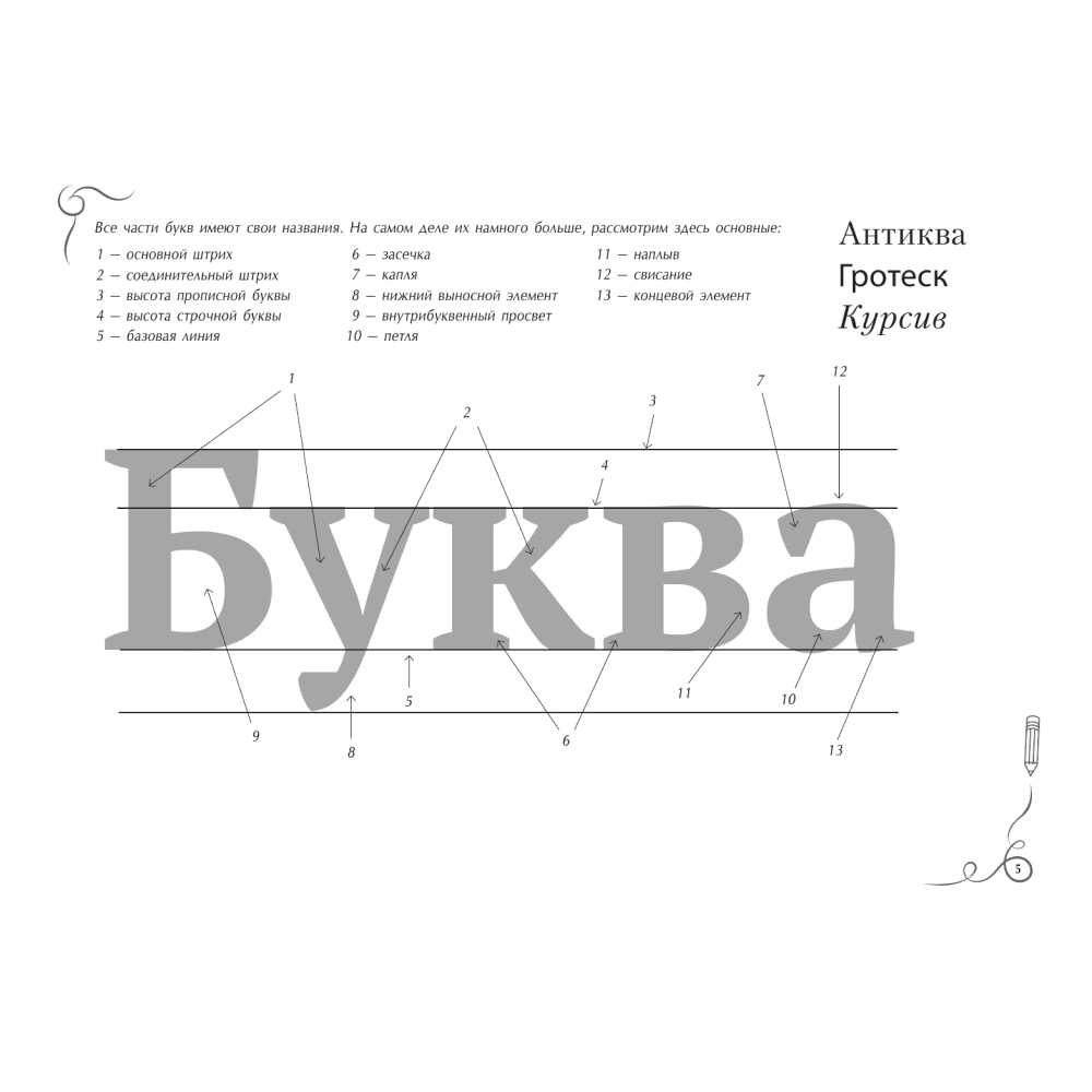 Книга "Каллиграфия и леттеринг. Экспресс-курс + прописи", Ольга Умпелева - 3