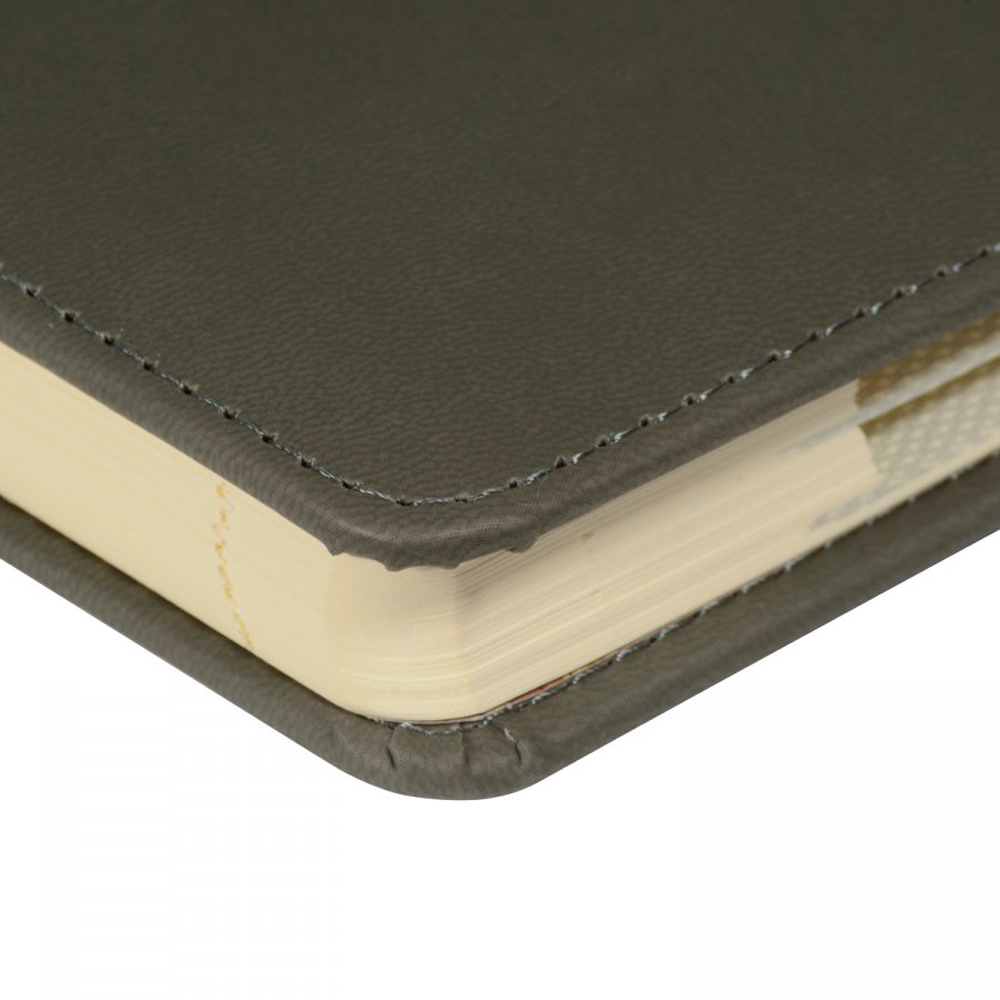 Ежедневник недатированный "Velvet Index" с вырубкой, А5, 272 страницы, серый - 6