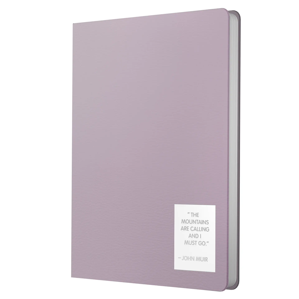 Ежедневник недатированный "Nuances. Эустома", A5, 152 листа, фиолетовый