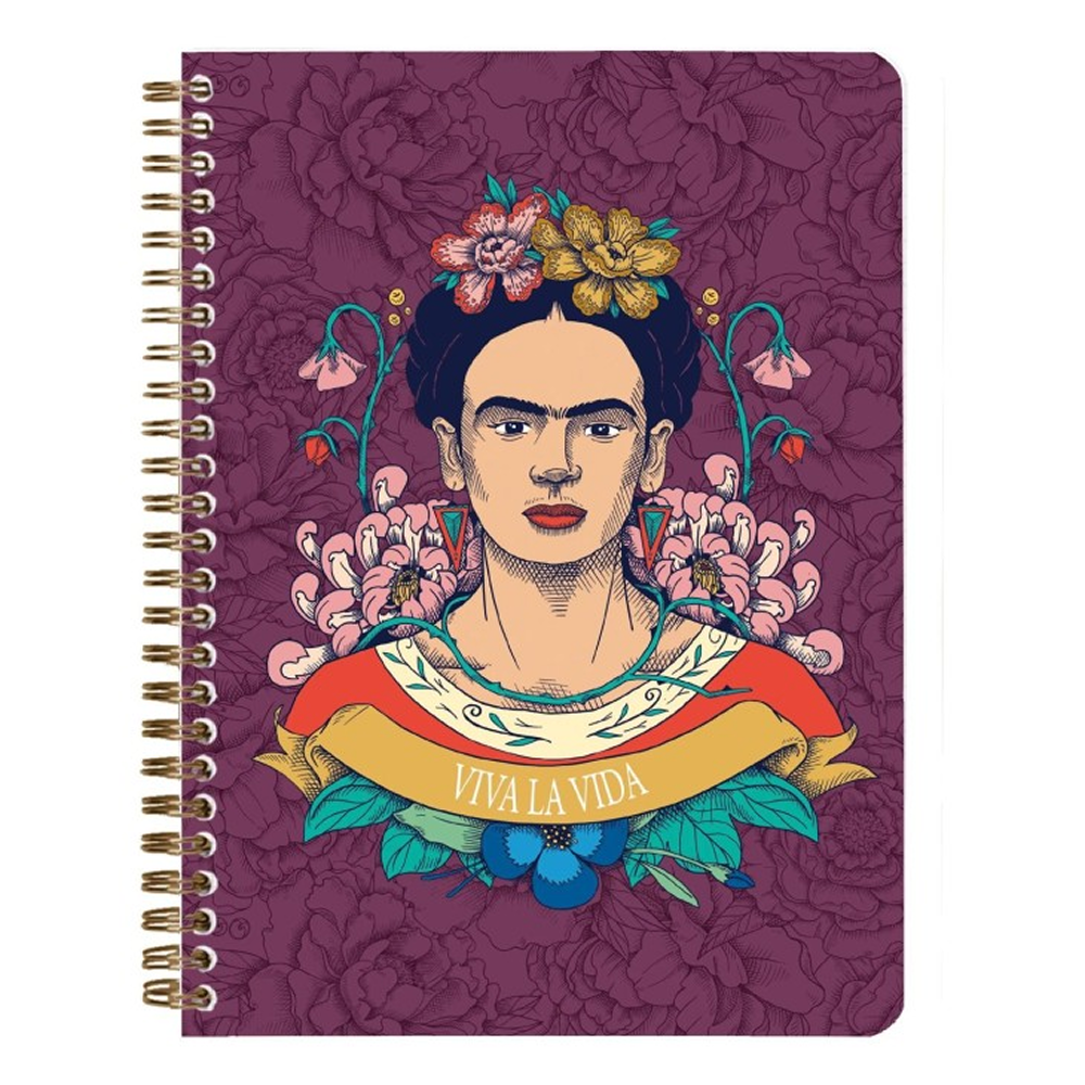 Блокнот "Frida Kahlo", А5, 74 листов, линейка, ассорти